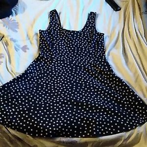 H&M divided polka dot dress